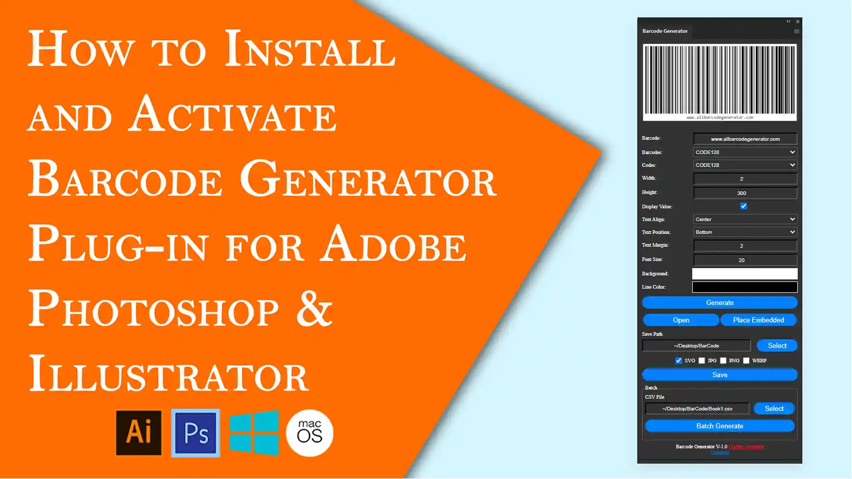 After your purchase, swiftly download Batch NFT Generator from our website. The installation process is quick and intuitive, ensuring you can integrate this powerful plugin into your Photoshop and Illustrator environments without any hassle.<br/><br/>