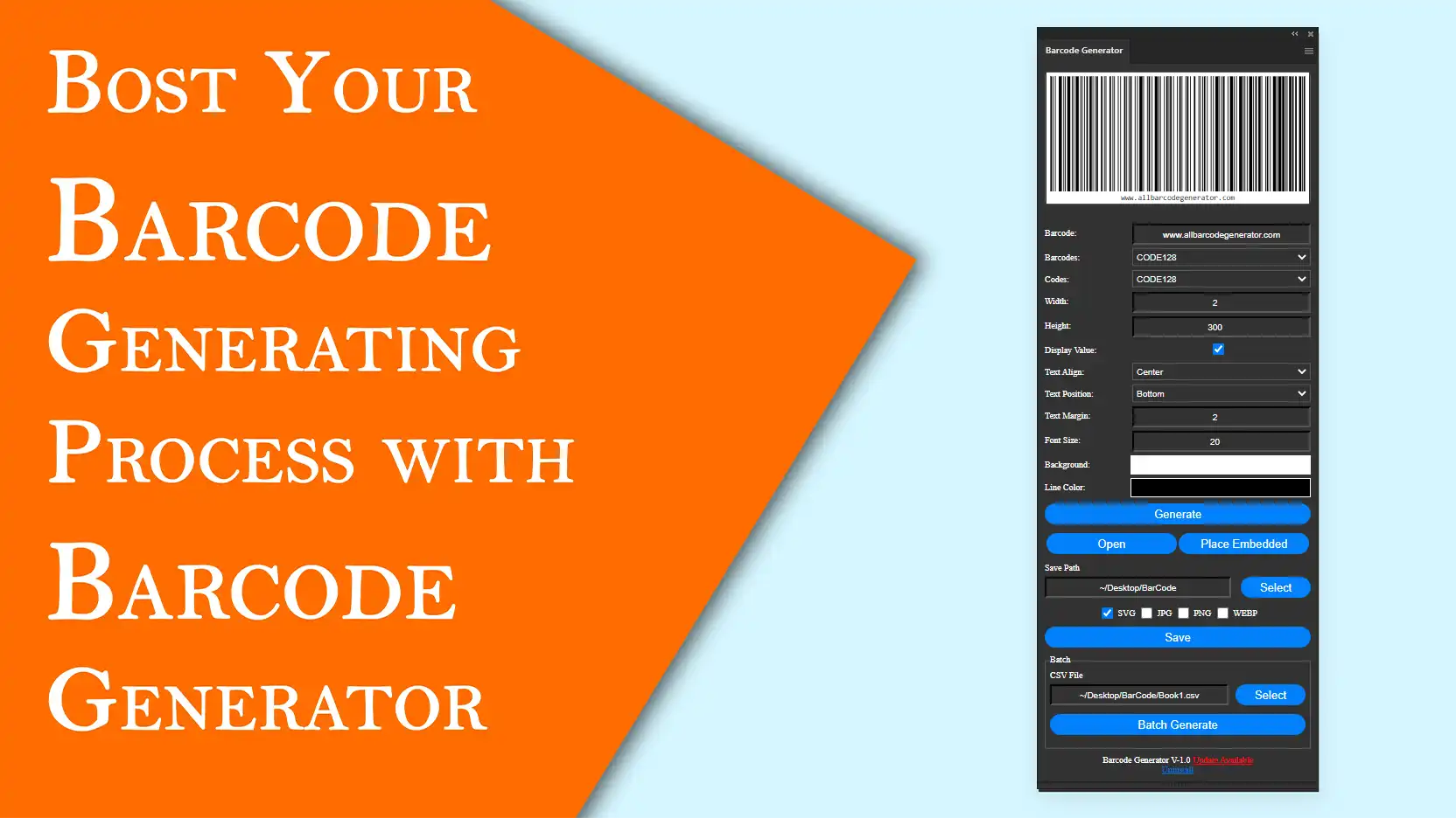 Barcode Generator overview Video